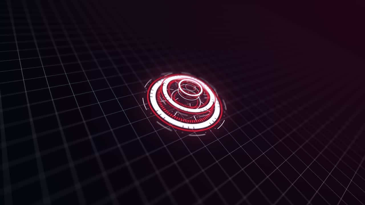 los elementos de la tecnología hud video de stock 4k