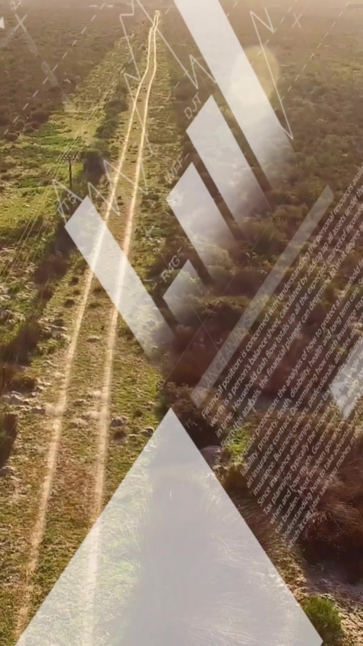 Vertikal video: Drone bevæger sig langs grusvej, afslører testdata-visualiseringer med cirkeldiagram og grafer.