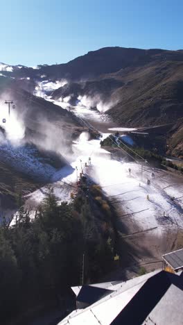 vista aérea de las montañas de la sierra nevada