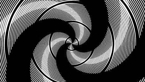 beautiful effect of rotating lines forming a tunnel