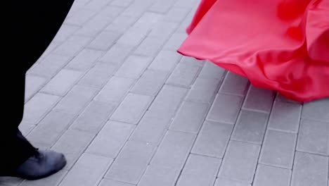 couple dancing on a paving