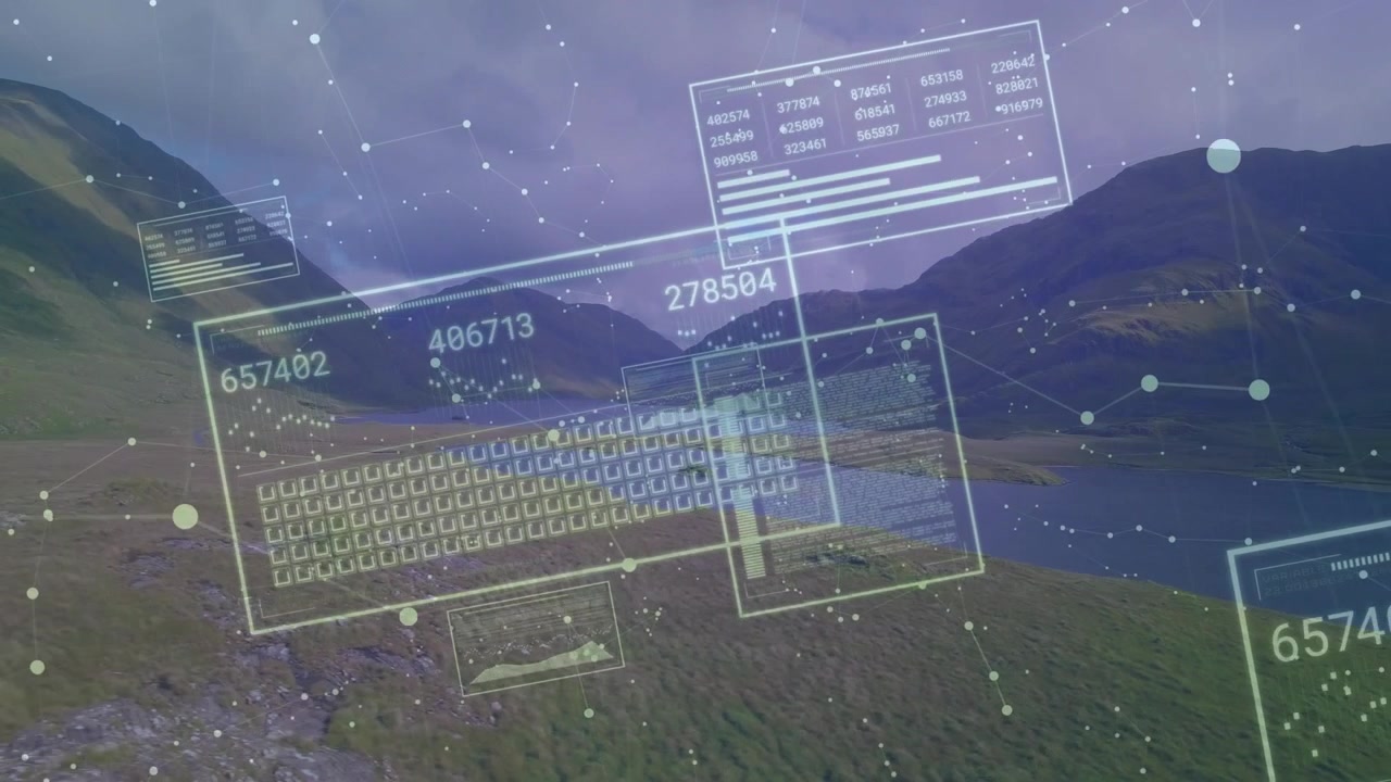 After scan activation AR panels updating stats and repositioning for environmental scanning