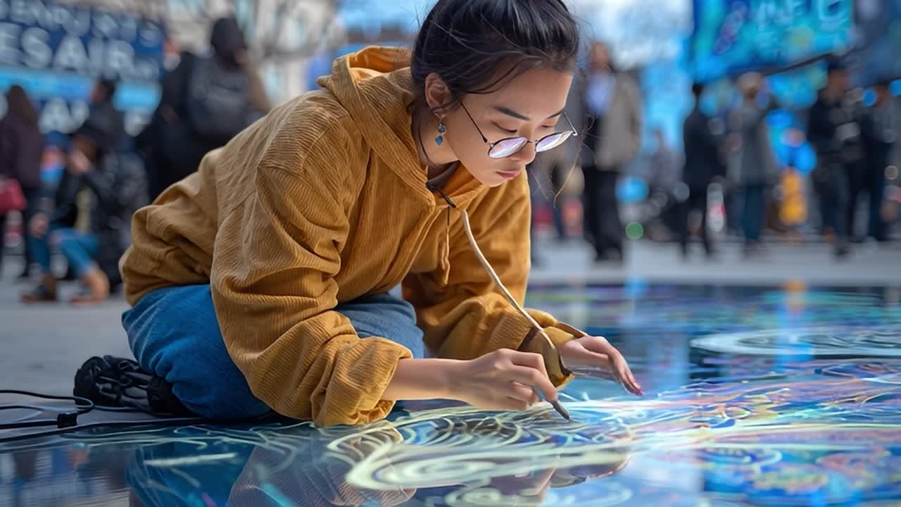 ศิลปินรุ่นใหม่สร้างสรรค์ภาพจิตรกรรมฝาผนังบนถนนที่น่าทึ่งในบรรยากาศเมืองที่มีชีวิตชีวา