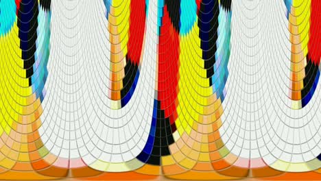 abstract pattern smooth flowing colorful background - closeup shot