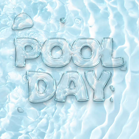 Pool Day Graphic Design