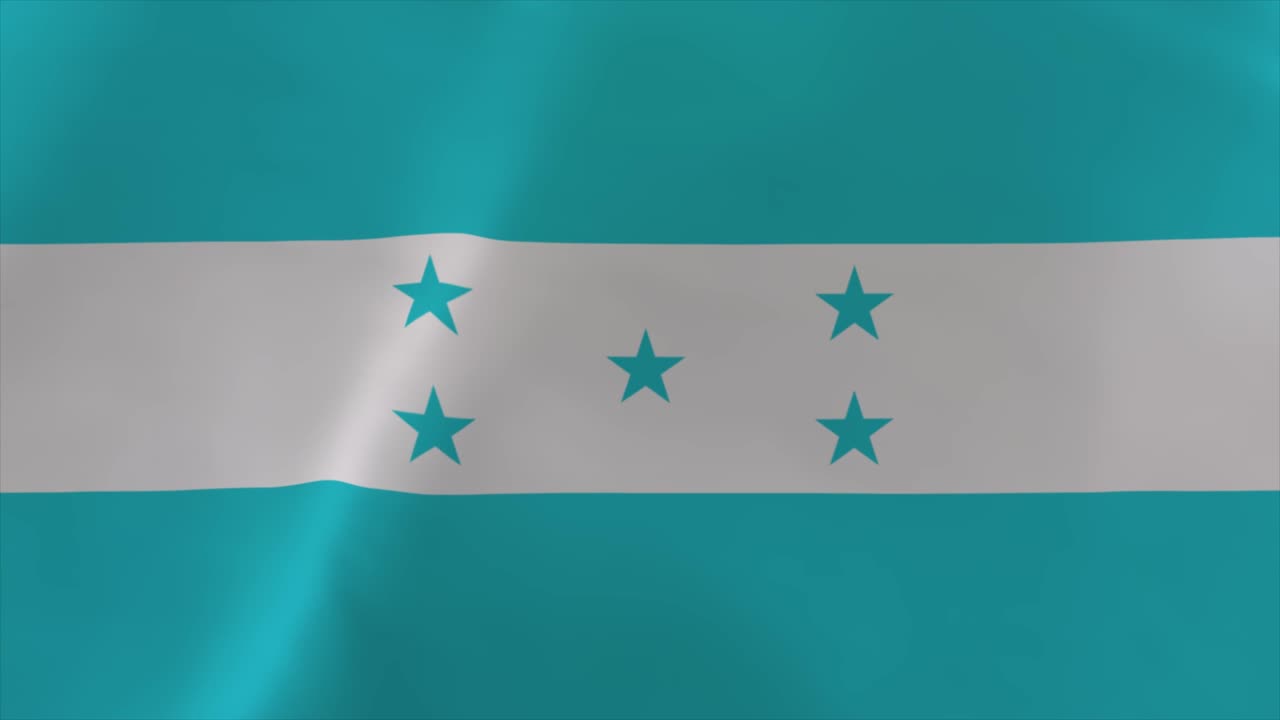 la bandera de honduras agitando animación 4k fondo de papel tapiz en movimiento