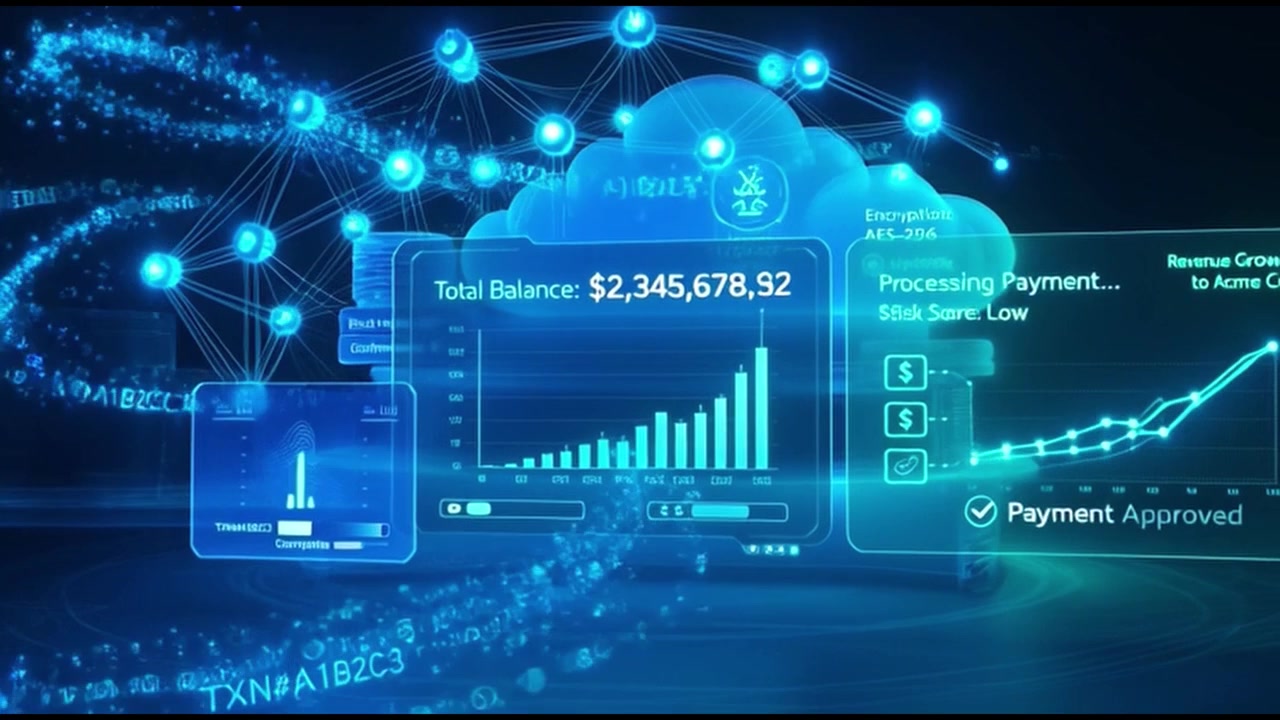 Digital Cloud Computing and Financial Data Analytics Interface