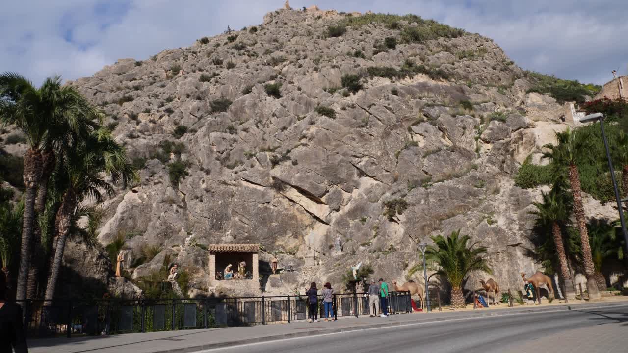 Nativity Scene at the Foot of a Rocky Mountain