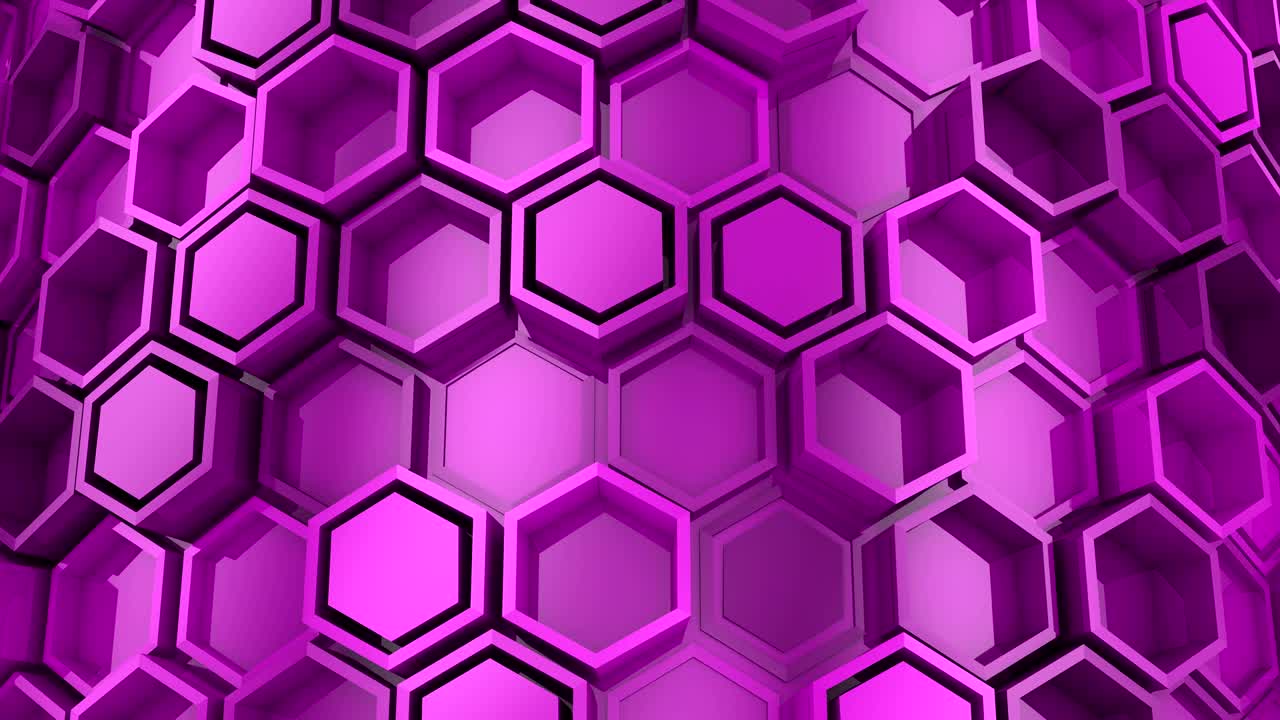 el fondo de los hexágonos
