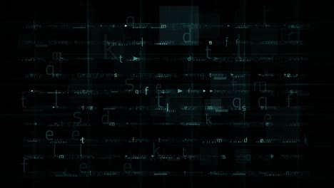 Digital letter random.
