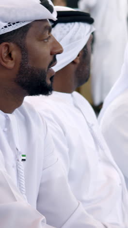 men in traditional emirati attire