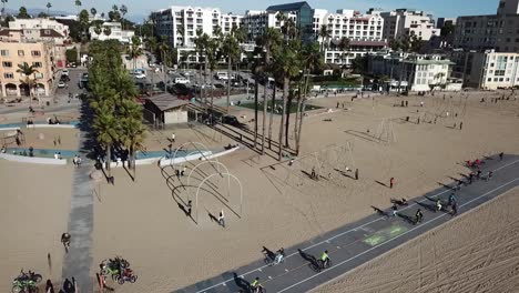 playa de santa mónica, zona de diversión