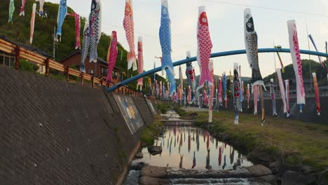 otanimachi koi streamer festival para el día de los niños en japón