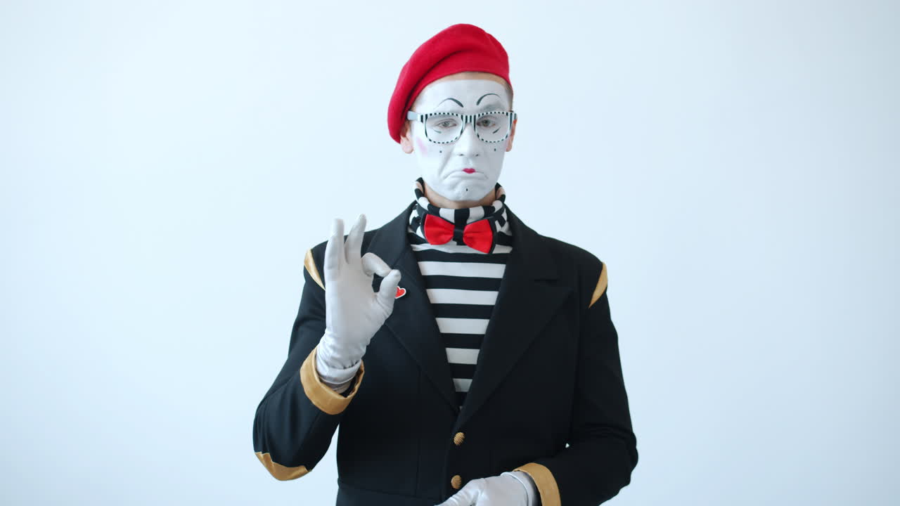 Mime Artist Portrait