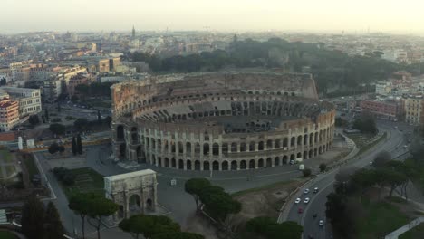 colosseum at dusk