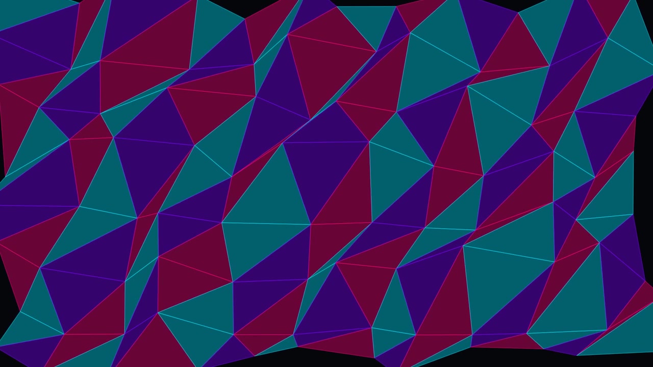 Abstract Geometric Low Poly Background Animation
