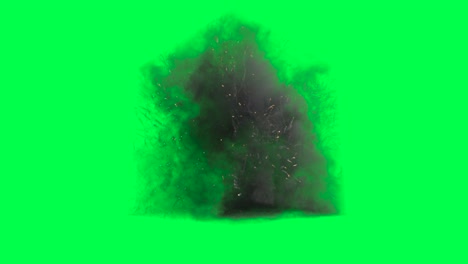 explosion vfx green screen