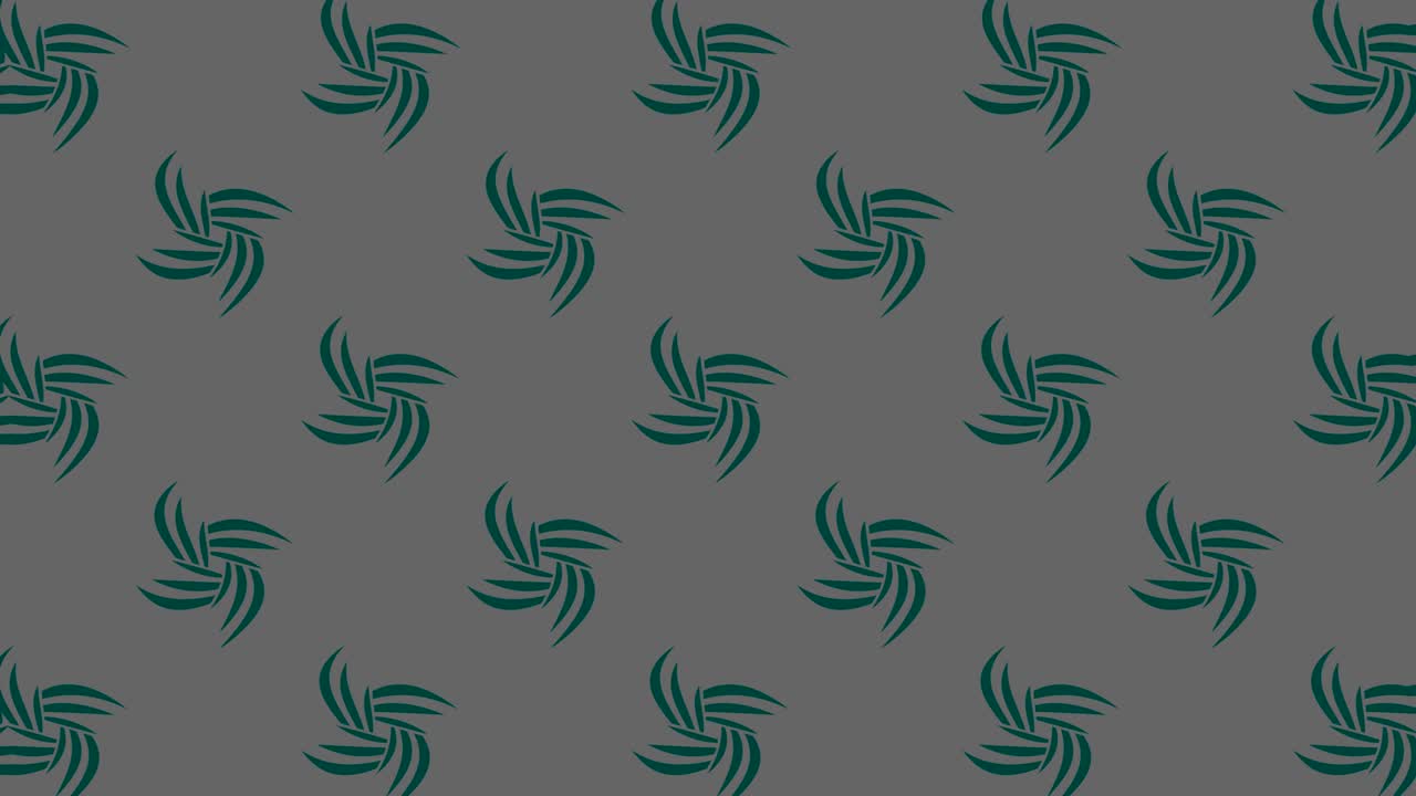 Colored pattern on a minimal black background.