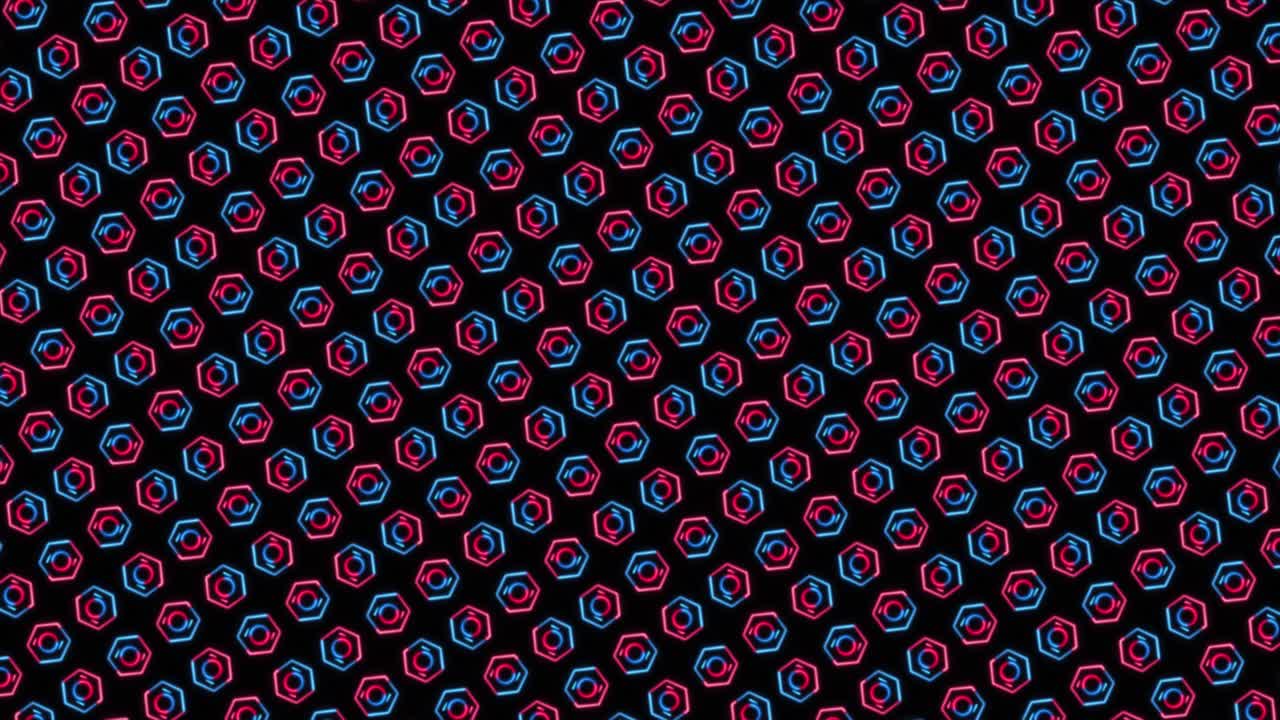 개념 6-n1 무한 추상적인 네온 역동적인 배경 패턴