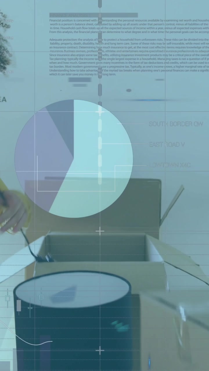 Animation af statistisk databehandling med et par, der pakker ting ud i deres nye hjem