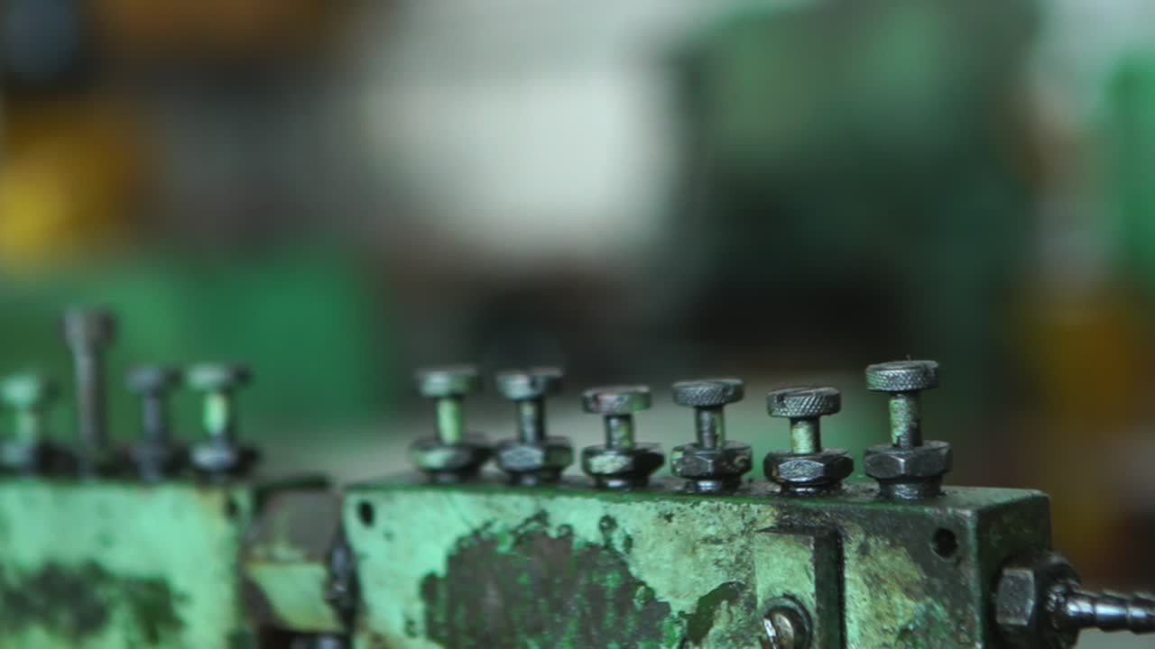 Macchine industriali in una fabbrica