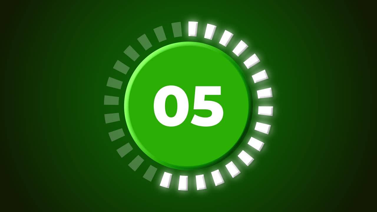 Countdown Clock Timer Animation Motion Graphics Movement 10 Seconds ...