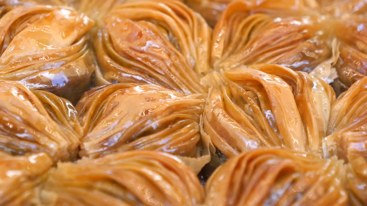 Primo piano di Baklava