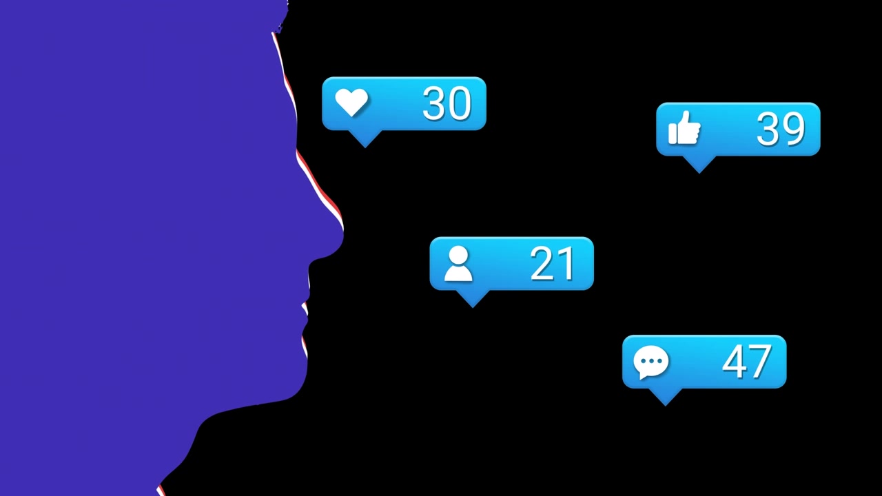 Social Media Engagement Metrics Rising on Digital Interface