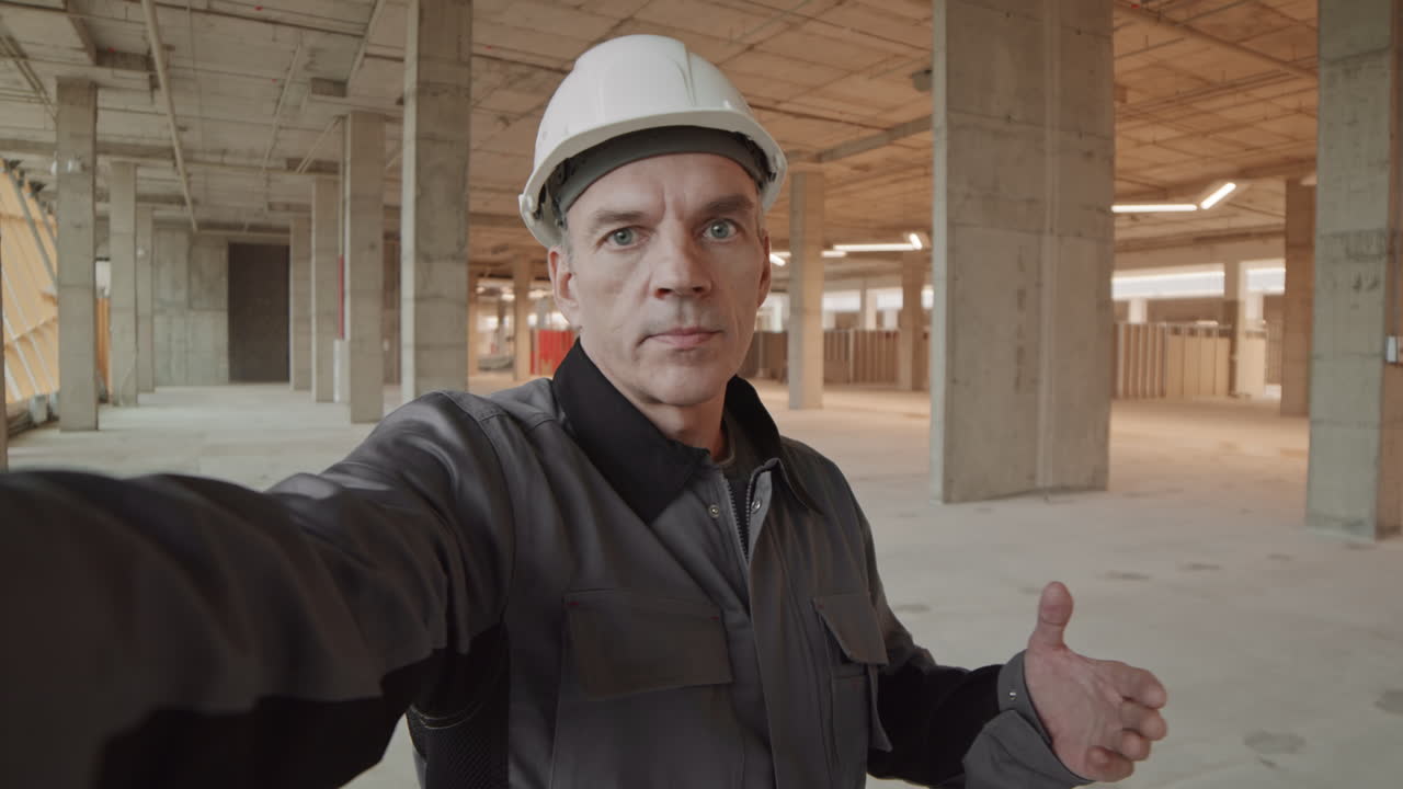 Foreman Filming Himself on Camera