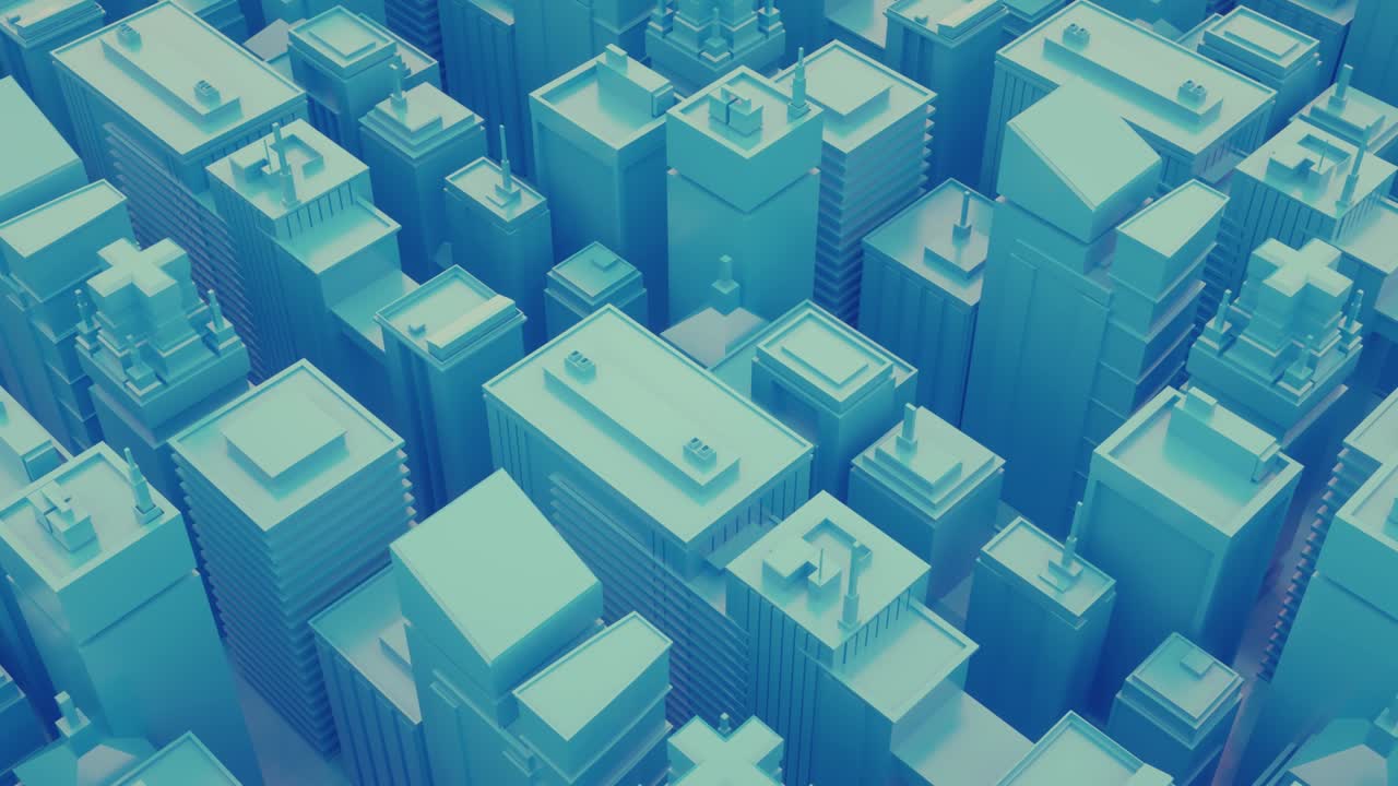 큰 도시의 마천루 지붕 위를 날아다니며, 신스 웨이브 스타일, 레트로 웨이브 메갈로폴리스