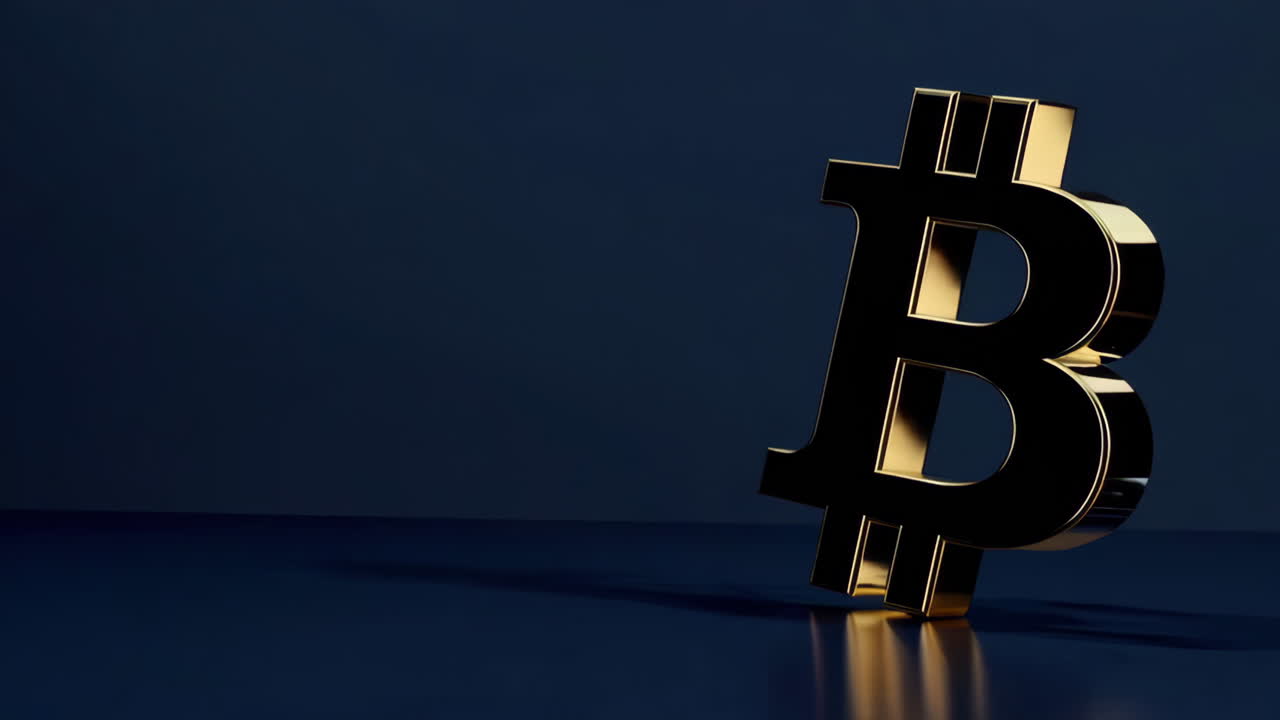 Gold Bitcoin Symbol