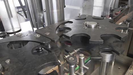 Mobile-wine-bottling-and-labelling-machine-components-being-tested-without-any-bottles