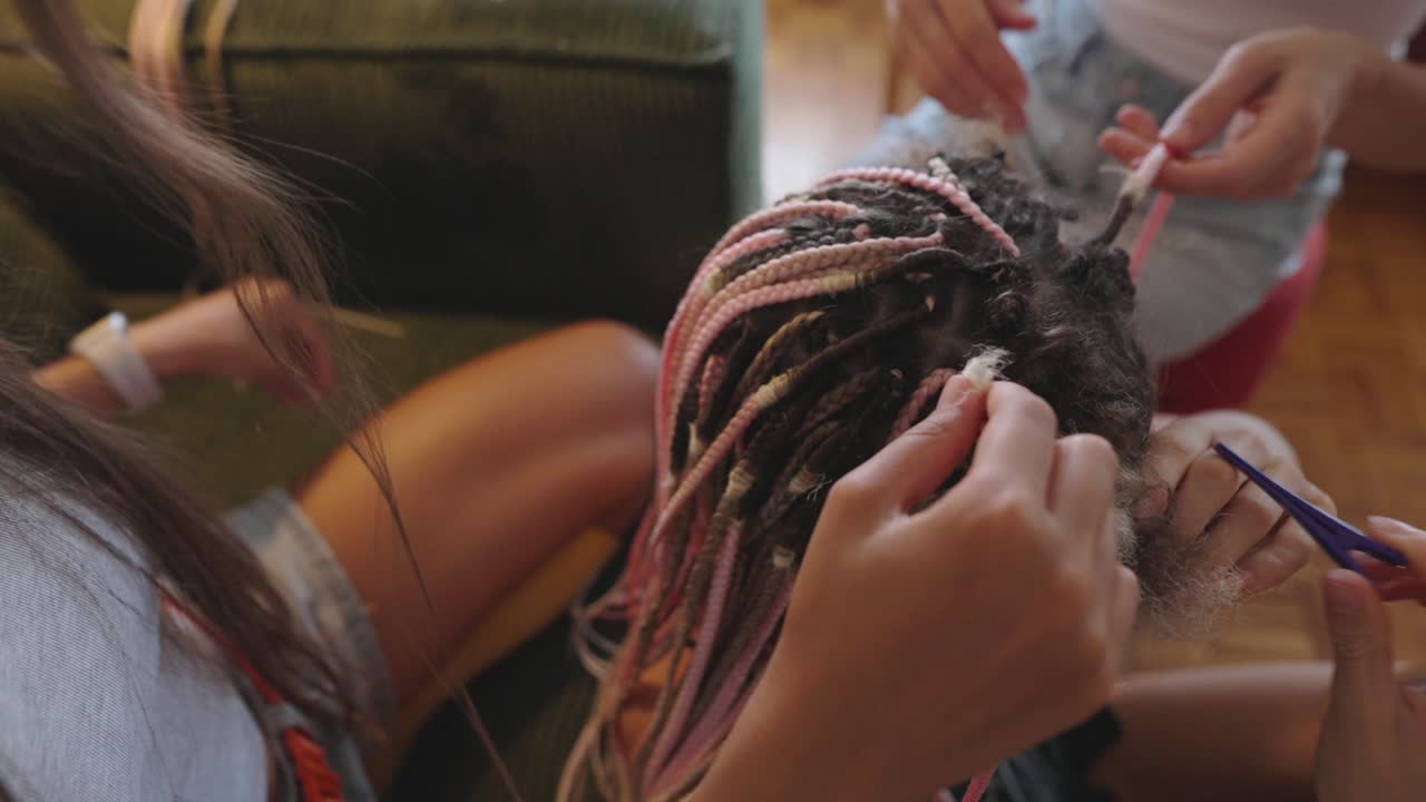 Braiding hair