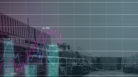 Animation-of-financial-data-processing-over-construction-site