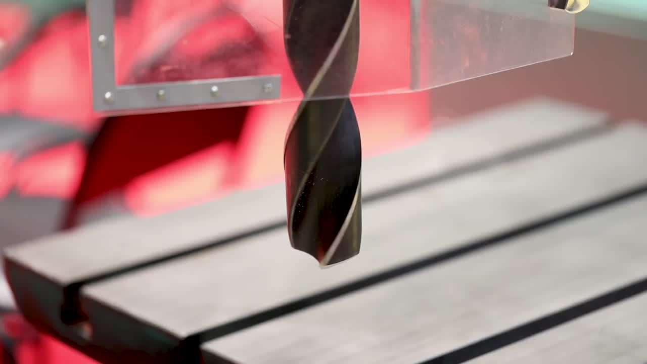 máquina de fresado cnc para el trabajo de metales.