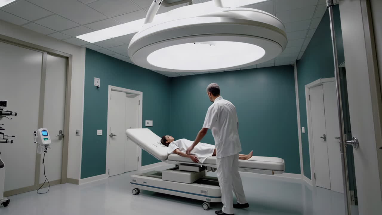 Medical Examination in Modern Hospital