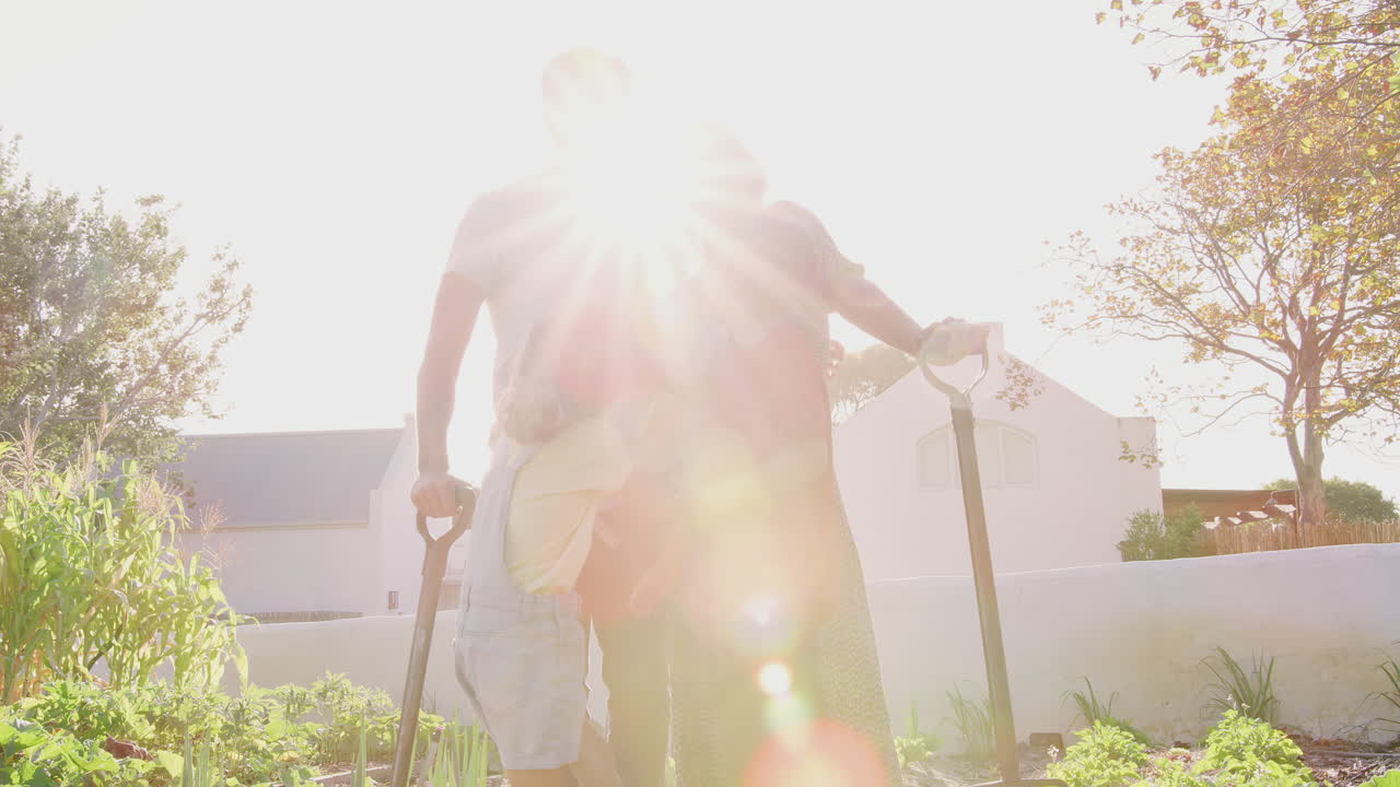 아이들이 부모님을 도와 에 있는 채소를 돌보고 있습니다.