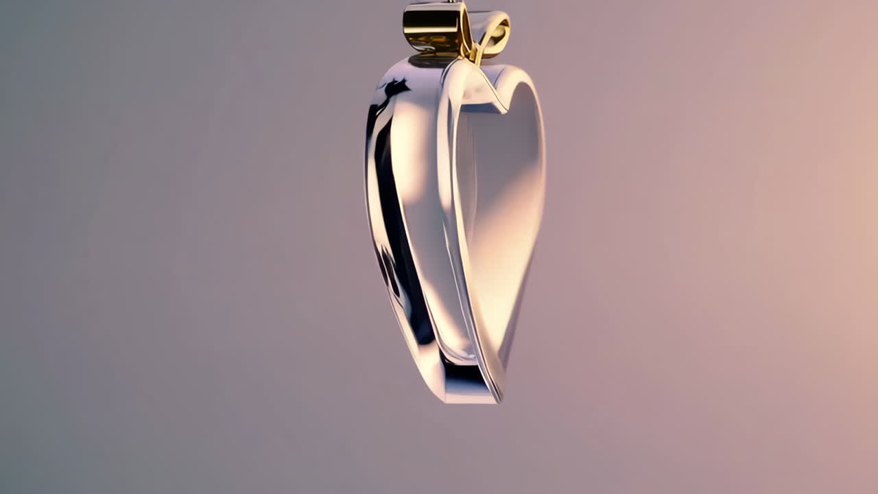 Elegant Crystal Heart Pendant