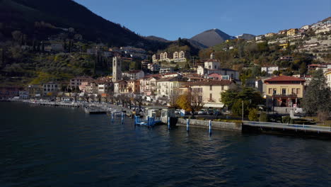 tavernola bergamasca picturesque village in northern italy