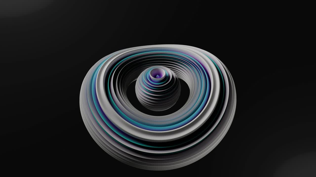 dynamic waves and futuristic elements in colors hues. Modern tech designs. 3d animation