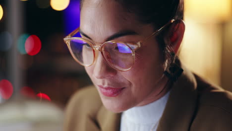 professional businesswoman with glasses