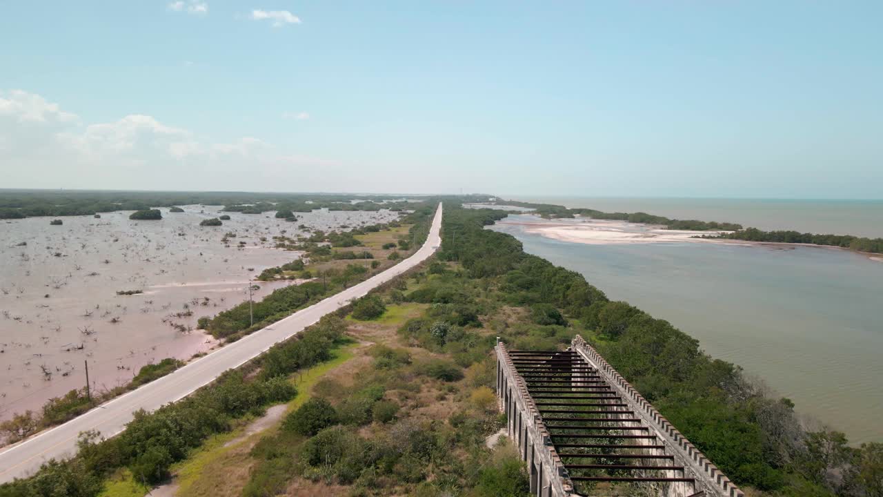 유카탄에 버려진 농원의 반전 영상