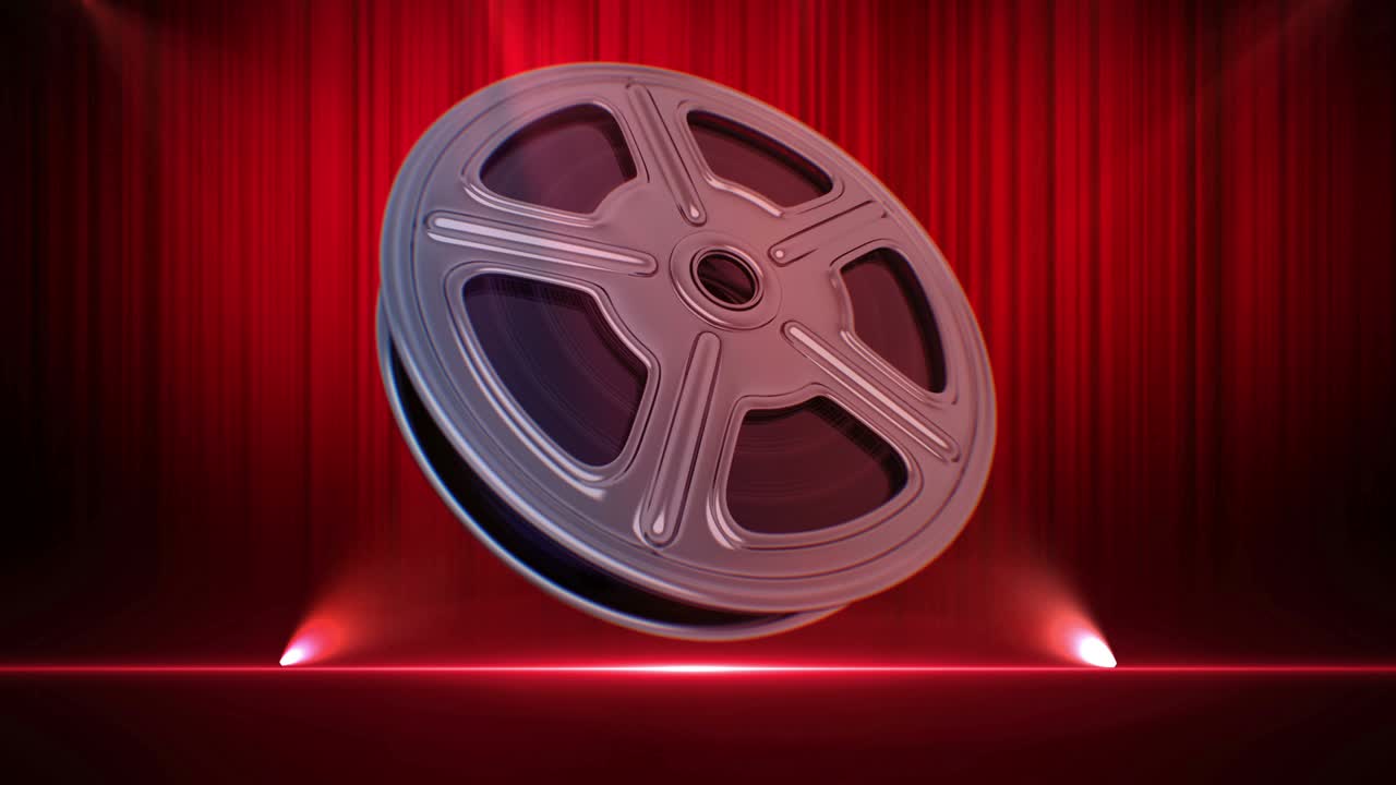 필름 릴 배경 4k