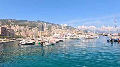 scenic view of monte carlo's sea port