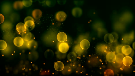 4k amarillo abstracto fondo de partículas bokeh. 30 segundos de bucle sin fisuras. tener otro color. comprobar mi página