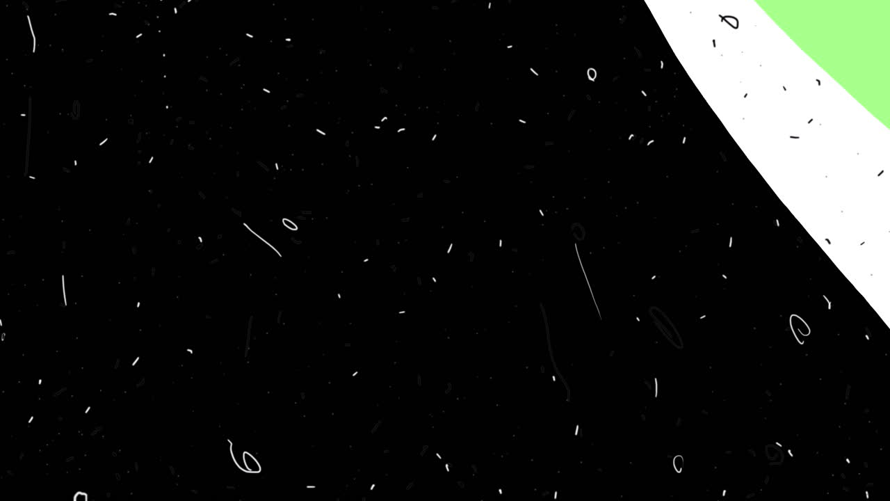 Abstract Animated Graphic Transition with Lines and Shapes