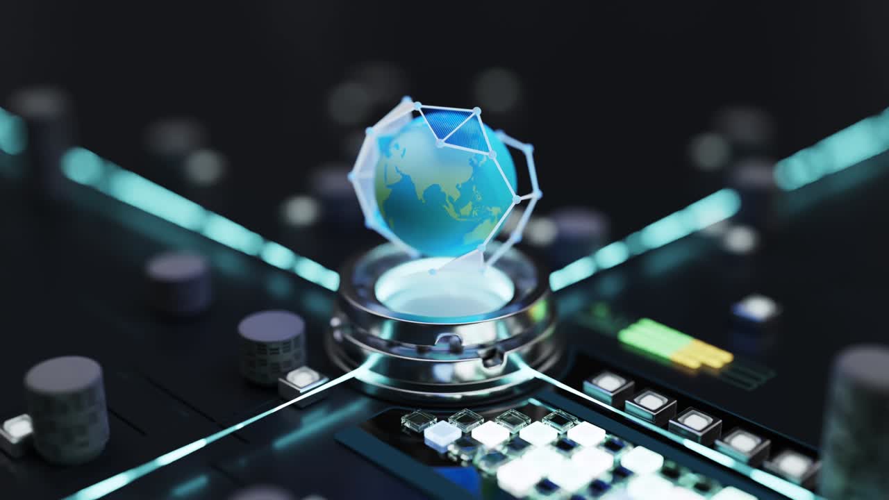 전력 플랫폼에서 지구 표면에 선택적인 초점을 맞추십시오.