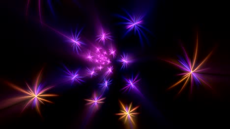 las flores abstractas crecen 4k