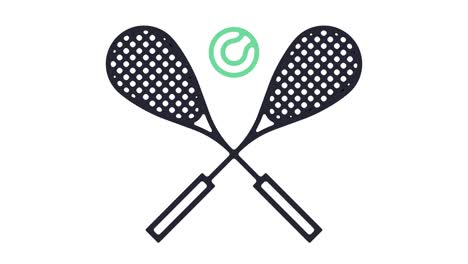 tennis icon animation