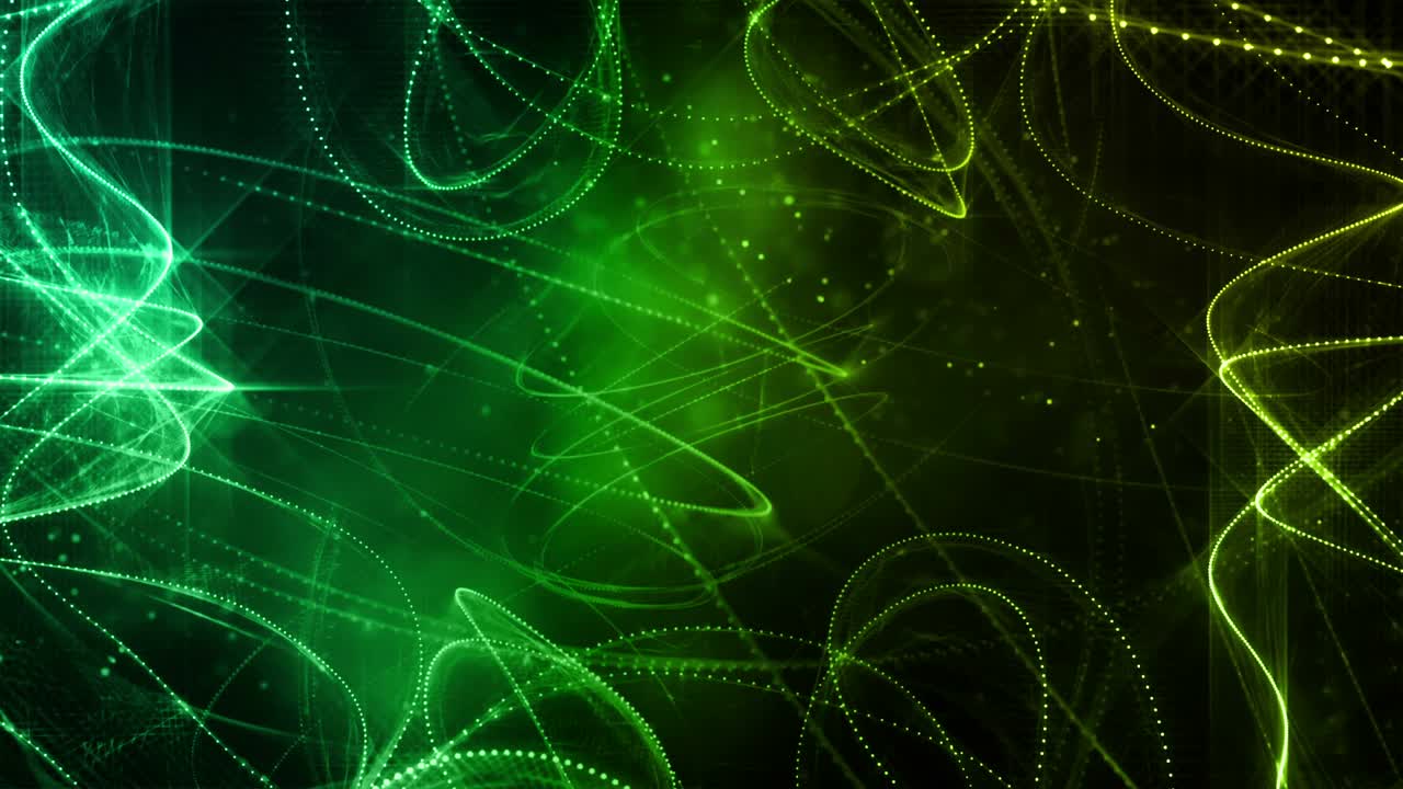 fondo de representación 3d basado en compuestos de partículas animadas